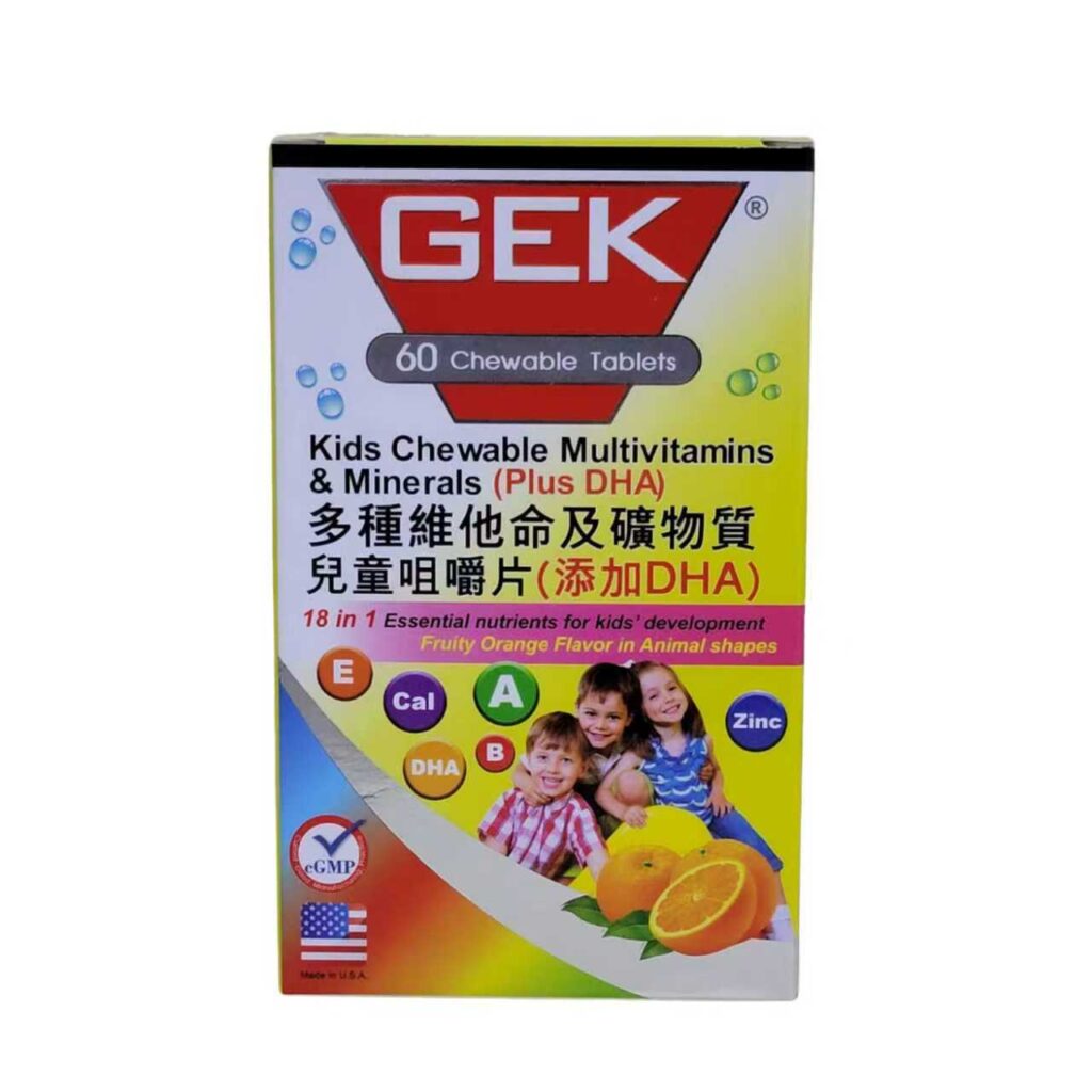 GEK多種維他命及礦物質